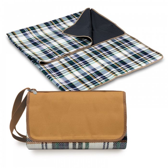 English Plaid / Camel Blanket Tote