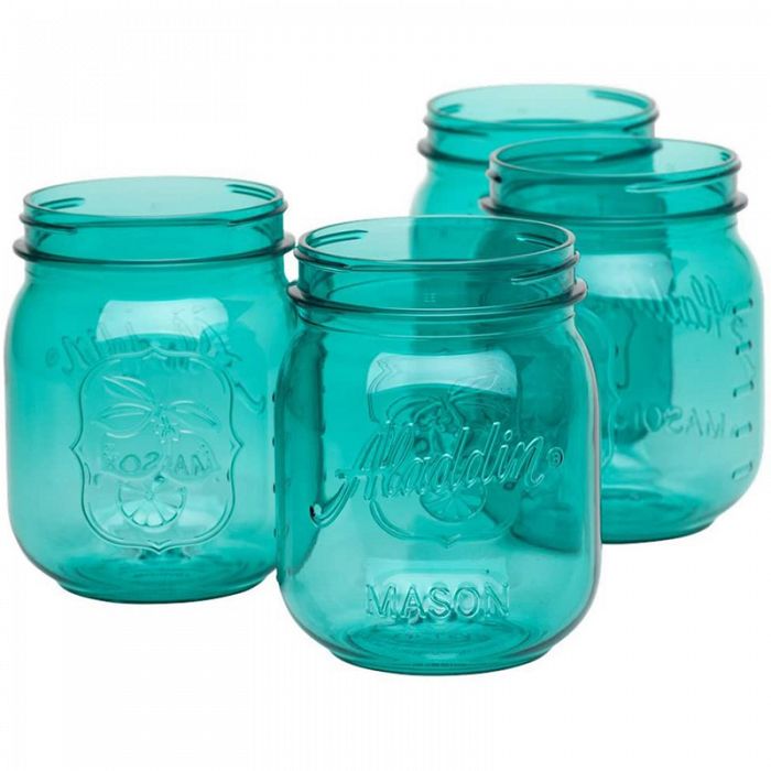 4pack 16oz Mason Jar Set
