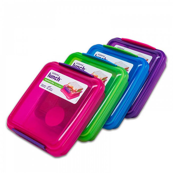15.2oz Sistema Sandwich Container Vibrant Color