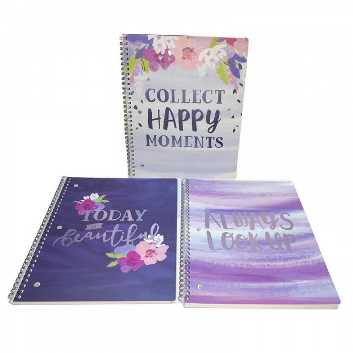 Silver Lining 1-Subject Notebook 3Piece Set