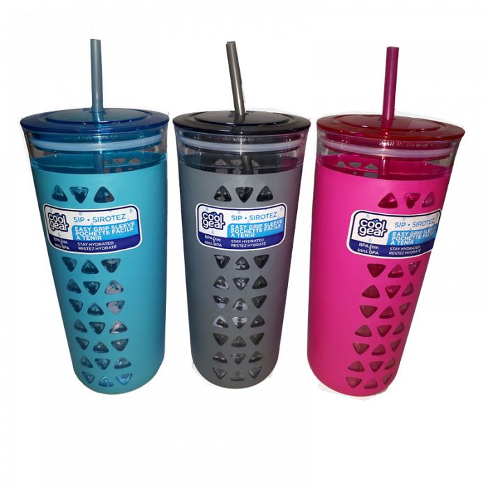 Cool Gear 32oz Chiller Tumbler + Straw