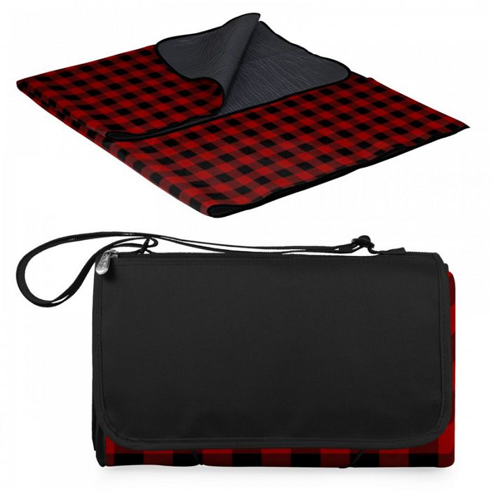 Red & Black Buffalo Plaid Blanket Tote