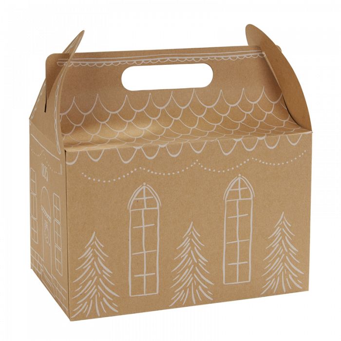 6count Kraft Holiday Treat Boxes