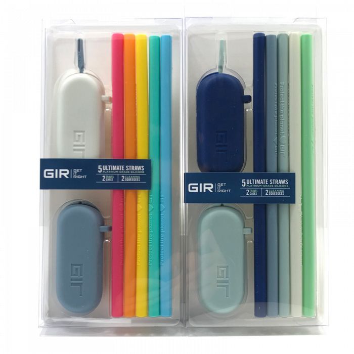 5Pack Re-usable Silicone Straws