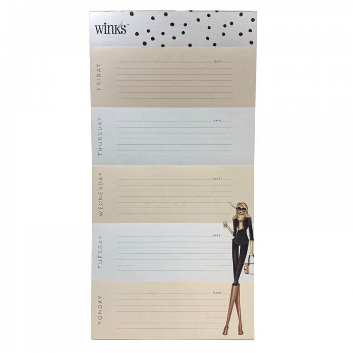 Winks Coffee Lover Big To Do List Pad 14