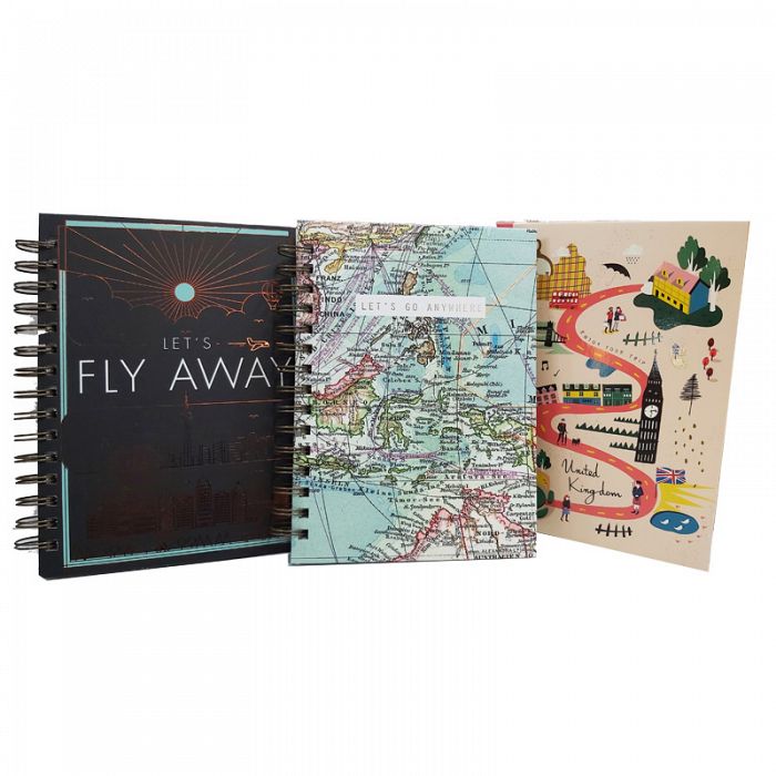 Travel Twin Wire Notebook Journal