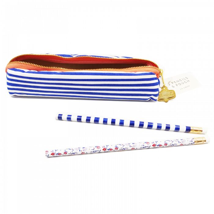 Striped Pencil Pouch