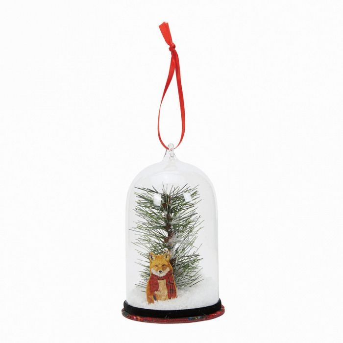 Woodland Fox Ornament Set of 2