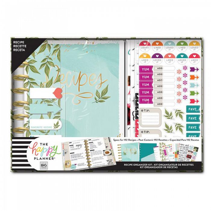 The Happy Planner Recipe Foodie Theme 12Month Undated Box Kit
