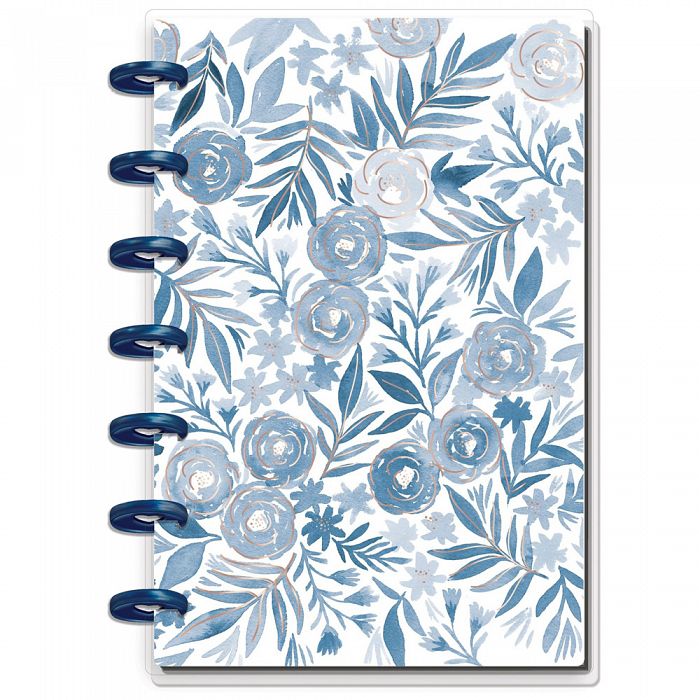 The Happy Planner MINI Blue Florals Notebook
