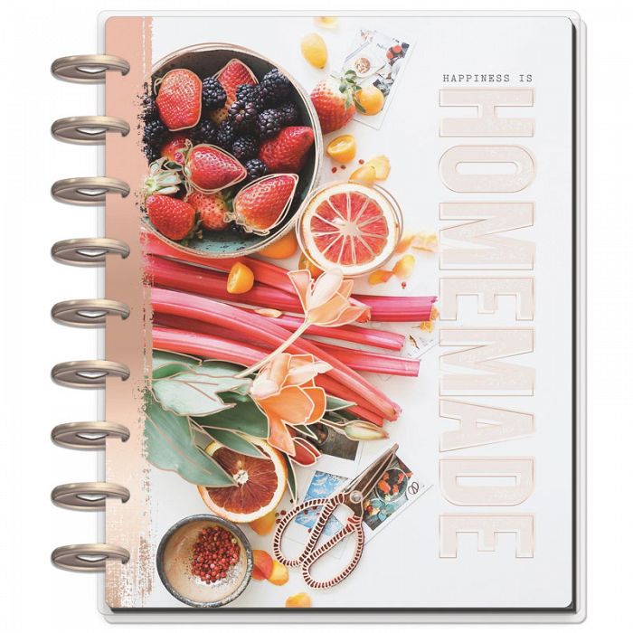 The Happy Planner Foodie "Happiness Is Homemade" Classic Recipe Organizer