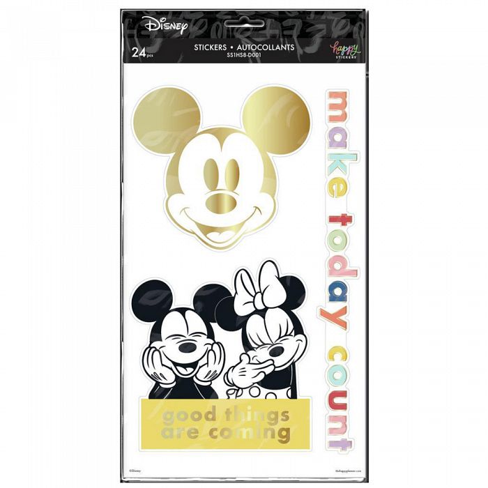 The Happy Planner Disney © Colorblock Mickey Minnie Large Icons Stickers